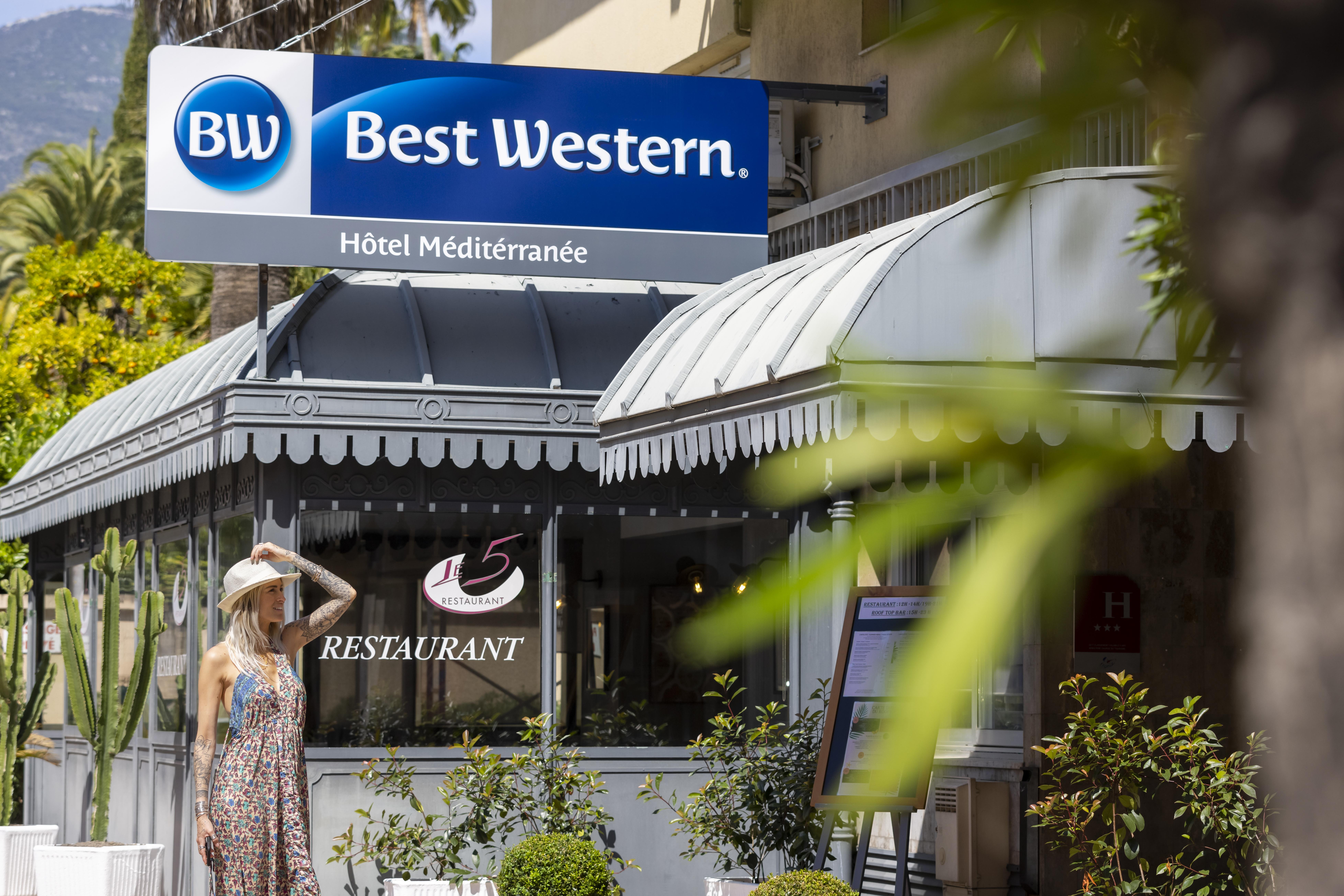 Best Western Hotel Mediterranee Menton Eksteriør bilde